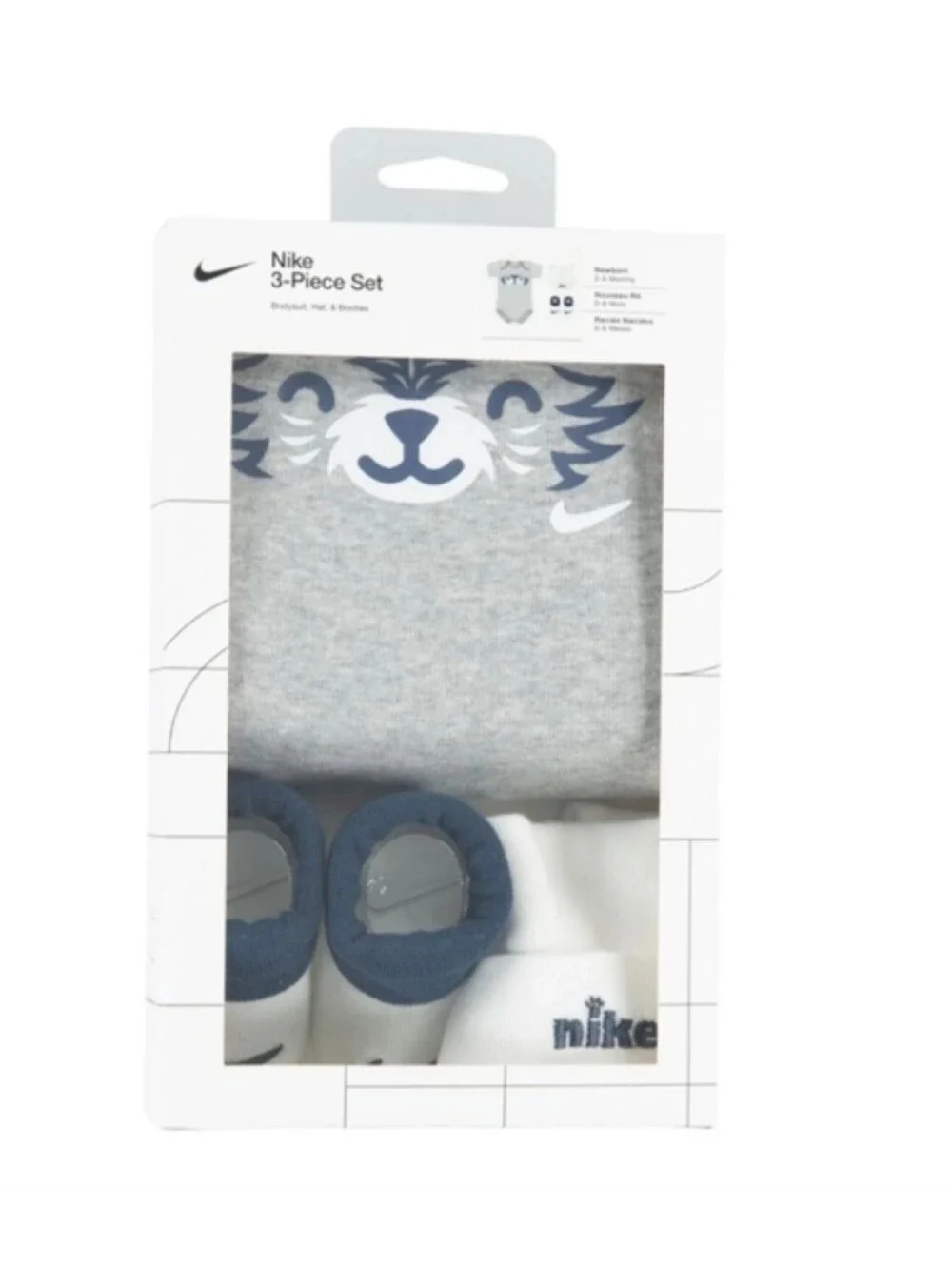 Nike Baby 3-Piece Set in Gray and Blue. NEW!